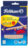 Pelikan Creioane Colorate Pelikan Triunghiulare Groase, Set 12 Buc (700047)