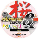 Sakura Sensibraid 8x Multicolor 0, 25mm 300m Fonott Főzsinór (SAPFN00040-25-MULT)