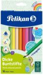 Pelikan Creioane colorate groase Pelikan 724039, 12 culori, triunghiulare (724039)