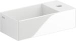 Clou New Flush lavoar 35x18 cm dreptunghiular clasică-de blat alb luciu CL/03.03430. 01 (CL030343001)