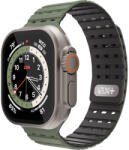 NOA Curea NOA pentru Apple Watch 46/49 mm, Silicon, Verde (AW-4649-STRAP-GRN)