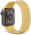 Decoded Curea magnetică DECODED pentru Apple Watch 42/44/45/49 MM, Silicon, Galben (D23AWS45TSL3SSN)