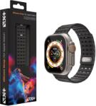 NOA Curea NOA pentru Apple Watch 46/49 mm, Silicon, Negru (AW-4649-STRAP-BLK)