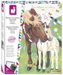 JANOD Atelier Set Maxi Pictură după numere Cai de la 7 ani (J07953) Carte de colorat