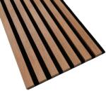  Falpanel Decowall akusztik, MDF Bronz tölgy fekete filcre rögzítve 2600x300x17mm (2db/csom) (1413013P)