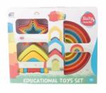 Man Yuk Toys 4 az 1 ben toronyépítő szett, 14 db-os (618-183) - jatekbolt