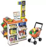 Man Yuk Toys Szupermarket játékszett bevásárlókocsival - 60 db-os (668-132) - jatekbolt