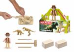 EFKO Paleontologul Efko Igráček - figurină cu săpături de dinozauri Tyrannosaurus și Stegosaurus (22411) Figurina