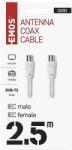 EMOS Antenna koax kábel 2, 5m
