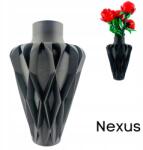 3D Forge Váza Lego Icons Botanical száraz virágok és fű fekete Nexus (NEXUS_BLACK)