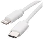 EMOS Töltő- és adatkábel USB-C 2.0 / Lightning MFi, 1 m, fehér