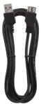 EMOS USB kábel 2.0 A - A/F csatlakozó 2m
