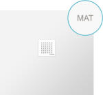 POLYSAN Flexia öntött márvány zuhanytálca 100x90 cm, matt fehér 72925MAT (72925MAT)