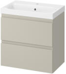 Cersanit Moduo Slim 60 alsószekrény kerámia mosdóval, matt kasmír S801-594 (S801-594)