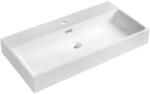 SAPHO Aquatic öntött márvány mosdó 90x46 cm, fehér AT090 (AT090)