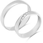 ÉkszerM Fehérarany Karikagyűrű ROSA4MMK