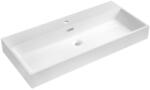SAPHO Aquatic öntött márvány mosdó 100x46 cm, fehér AT100 (AT100)
