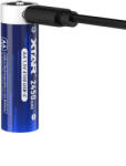 XTAR AA 2450mAh 4100mWh 1, 5V Li-Ion akku beépített USB-C töltővel (XTARAA2500USB)