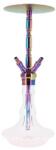 WD Hookah Diamond Rainbow Clear Glass