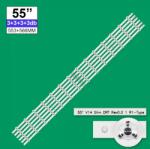  LED-TV665 Háttérvilágítás LG 55coll LED TV-be, 7LED 3V 12db/csomag