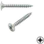  UCL lapos nagyfejű faforgácslapcsavar 3, 5x35 PZ TM, horg