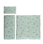 Lorelli 3 részes nyári ágynemű garnitúra babakocsiba - Friends Green