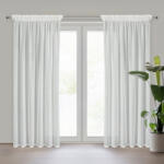  Hera mintás dekor függöny Fehér 140x270 cm