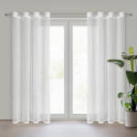  Mirella fényáteresztő függöny Fehér 140x250 cm