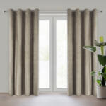  Melanie bársony sötétítő függöny Barna 140x250 cm