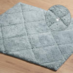  Chic2 pamut fürdőszobaszőnyeg kristályokkal Ezüst 50x70 cm