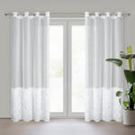  Margaret6 dekor függöny Fehér 140x250 cm