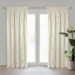 Molly bársony sötétítő függöny Krémszín 140x270 cm