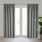  Adley sötétítő függöny Ezüst 135x270 cm