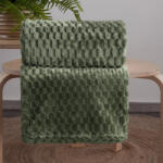  Cindy6 puha plüss takaró Olívazöld 200x220 cm