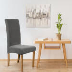  Puha anyagú víztaszító székhuzat Acélszürke 35x55x30 cm