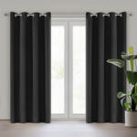  Nerisa sötétítő függöny Fekete 140x250 cm