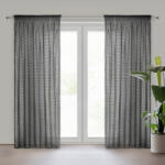  Reina Eva Minge függöny Fekete 135x270 cm