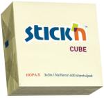 Stick'n Cub Notes Autoadeziv 76x76 mm - Galben Pal (400 file buc) (AL.SKN.21072)