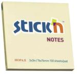 Stick'n Cub Notes Autoadeziv 76x76 mm - Galben Pal (100 file buc) (AL.SKN.21007)
