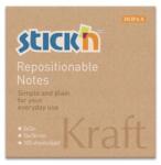 Stick'n Cub Notes Autoadeziv 76x76 mm - Kraft (100 file buc) (AL.SKN.21639)