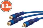  Cablu RCAfisa 1 x RCA-soclu 2 x RCA0, 3 m Best CarHome