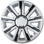 Leoplast Mirage ezüst fekete króm gyűrűs 17 colos dísztárcsa