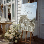 Artalo Személyre szabott tükör matrica S51 - Köszöntünk az esküvőnkön 55x100