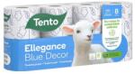 Tento Toalettpapír TENTO Family blue dekor mintás 8 tekercses 3 rétegű (229380) - robbitairodaszer