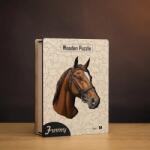  Szelíd ló fa puzzle M Prémium fa doboz