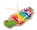  Krokodil alakú xylophone gyerekeknek