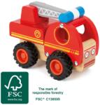 Legler Fából készült tűzoltóautó