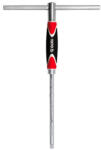 TOYA T-hajtószár 1/4" x 310 mm forgatható nyéllel CrV (YT-1565)