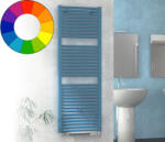 Cordivari Színes elektromos radiátor - Cordivari Claudia Blower 500x763 farmerkék design törölközőszárító kényszerkeringetésű radiátor 500 W fűtőbetéttel (COR_CLAUDIAB_500x763_RADIATOR)