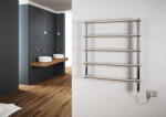 Cordivari Elektromos radiátor - Cordivari Laura Electric 530x420 rozsdamentes acél design törölközőszárító 150 W fűtőbetéttel (COR_LAURAE_530x420_RADIATOR)